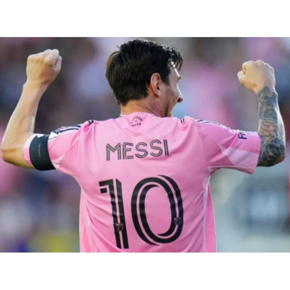 Lionel Messi (Adidas)-(Inter)-(Miami)-(Pink)-(Jersey)-(New)-(Size:XL)-$100.00 - Picture 4 of 11